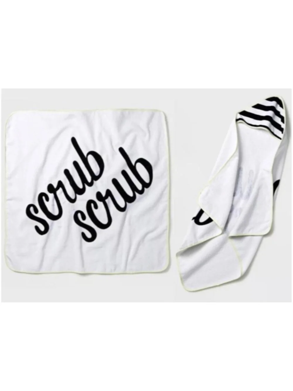 Cloud Island™ Baby Scrub Scrub Hooded Towel - Cotton Polyester Blend,